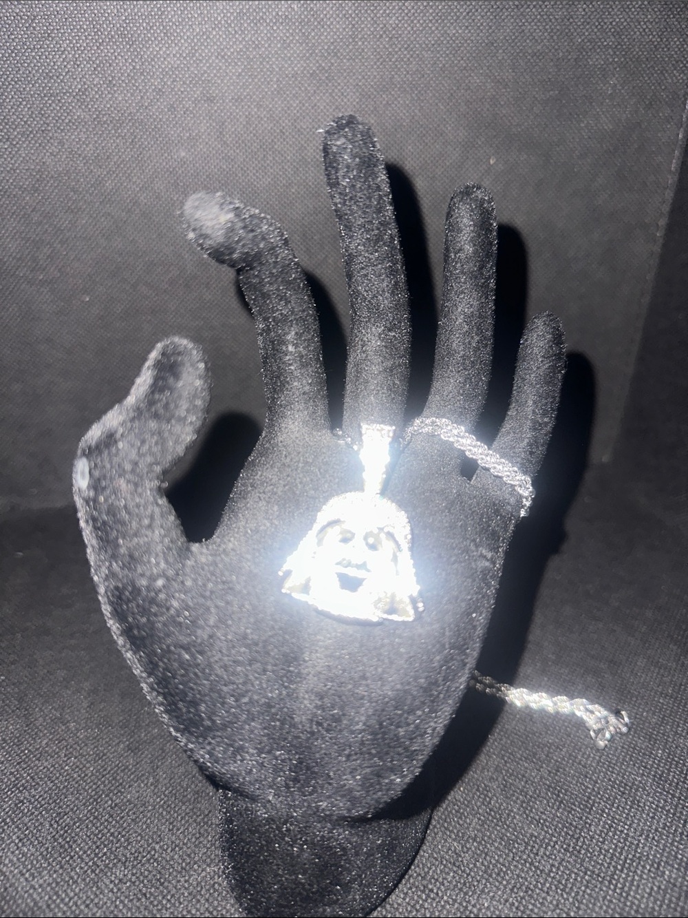 Silver Darth Vader “ Star Wars “ Pendant Necklace - Women's Jewelry